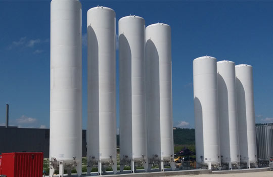 Криогенные системы хранения, транспортировки и газификации